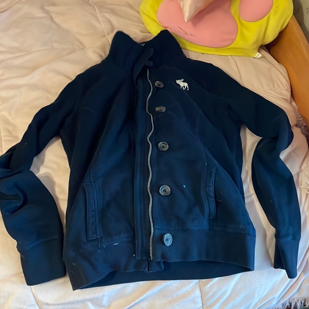 Abercrombie & fitch Sherpa lined zip up